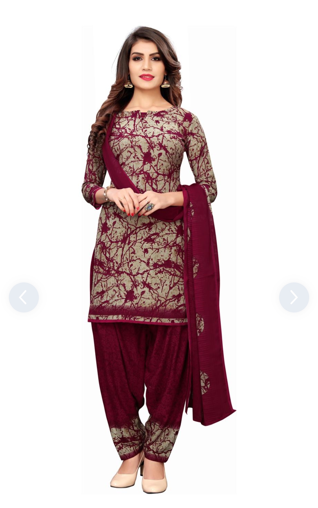 Swaron Traditional Unstich Kurta With Duppata And Bottom