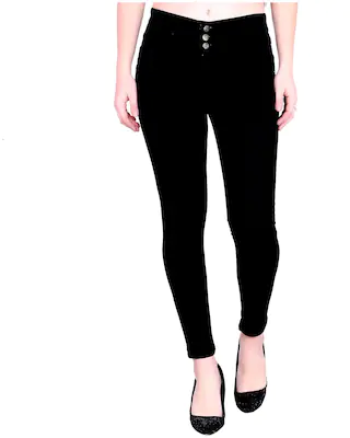 M Moddy Women  Skinny Fit Jeans In Black Color
