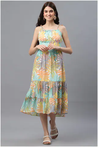 Pretty Loving Thing Mint Chiffon Maxi Short Dress